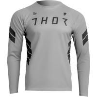 Вело джърси THOR ASSIST STING LONG SLEEVE GREY/BLACK