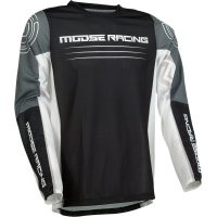 Мотокрос блуза MOOSE RACING SAHARA BLACK/WHITE