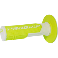 Мотокрос ръкохватки PROGRIP Double Density WHITE/FLUO YELLOW