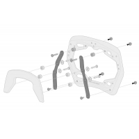 Монтажен комплект странични куфари SW-MOTECH Adapter for PRO Side Carrier Krauser / Hepco