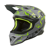 Каска O'NEAL 1SERIES SPLASH GRAY/NEON YELLOW V.26