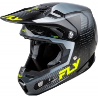 Мотокрос каска FLY RACING Formula S Carbon Protocol-Black Carbon/Grey/Hi-Vis 2025