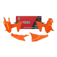 Комплект пластмаси RACETECH Plastic Kit with left Airbox Side Panel KTM 2024 (Orange/Black)