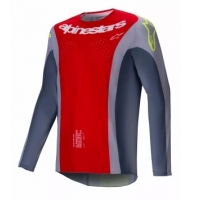 Мотокрос джърси Alpinestars TECHSTAR MELT RED/GRAY