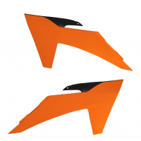 Пластмасови капаци за радиатор RACETECH Radiator Scoops KTM 23-24 (Orange)