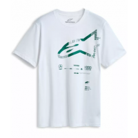 Мото тениска ALPINESTARS CSF GEOGRAFICA WHITE