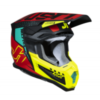 Mотокрос каска Just1 J-22 F Falcon Fluo Red/Yellow/Black