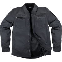 Текстилно мото яке ICON Upstate Canvas National BLACK