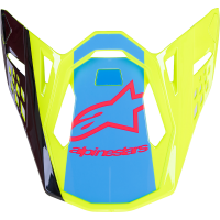 Козирка за мотокрос каска ALPINESTARS Supertech M10 UNIT YL/BK