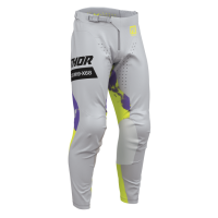 Мотокрос брич THOR LAUNCHMODE BLEACH GRAY/ACID 86809