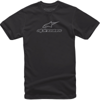 Мото тениска ALPINESTARS TEE WORDMARK BK/GY
