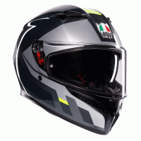 КАСКА AGV K3 SHADE GREY/YELLOW FLUO