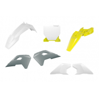 Комплект пластмаси RACETECH Plastic Kit (White/Yellow) Husq TC 50 24-25