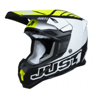 Mотокрос каска Just1 J-22 F Dynamo Fluo Yellow/White/Black