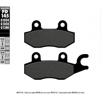 Предни/Задни мото накладки Galfer SEMI METAL FD145G1054