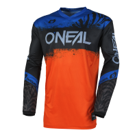 Мотокрос блуза O'NEAL ELEMENT SHOCKER BLACK/ORANGE V.25