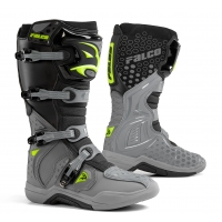 Мотокрос ботуши FALCO LEVEL 2 GREY/FLUO