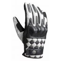 Кожени ръкавици JOHN DOE TRACKER RACE WHITE/BLACK