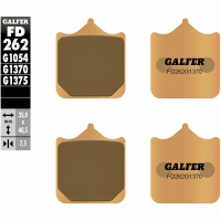 Предни/Задни мото накладки Galfer SINTERED COMPOUND FD262G1370