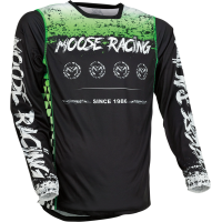 Мотокрос блуза MOOSE RACING M1 BLACK/GREEN