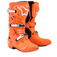 Мотокрос ботуши ALPINESTARS TECH 10 SUPERVENTED ORG FL/BLK/WHT