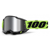 Мотокрос очила 100% ACCURI2 NEON YELLOW- MIRROR SILVER