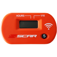 Мото часовник SCAR HOUR METER с Wireless ORANGE