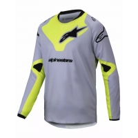 Детско мотокрос джърси ALPINESTARS YTH RACER VEIL GRAY/YELLOW