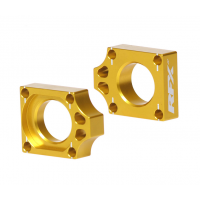 Блок втулка за задна ос RFX Pro Rear Axle Adjuster Blocks (Yellow) - Suzuki RMZ250/450 04-25