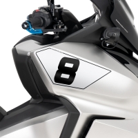 СТОЙКИ ЗА СЪСТЕЗАТЕЛЕН НОМЕР BARRACUDA Honda Forza 750 (2021)