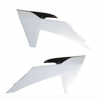 Пластмасови капаци за радиатор RACETECH Radiator Scoops KTM 23-24 (White)