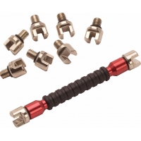 Ключ за спици RFX Race Interchangeable Multi Tip Spoke Key - RED 5.4mm -> 7.0mm