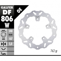 Заден спирачен диск Galfer WAVE FIXED  DISC WAVE FIXED 240x5mm DF806W