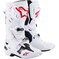 Мотокрос ботуши ALPINESTARS TECH 10 WHITE/RED SUPERVENTED