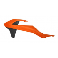 Пластмасови капаци за радиатор RACETECH Radiator Scoops (Orange/Black)