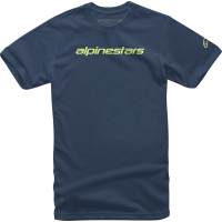 Тениска ALPINESTARS TEE LINEAR WORD NAVY