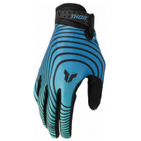 Mотокрос ръкавици THOR LAUNCHMODE IDENTITY TEAL/BLACK
