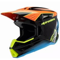Детска мотокрос каска ALPINESTARS SM3 FRAY BLK/OR/YL