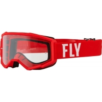 Детски мотокрос очила FLY RACING Focus Red/White - Clear 71051