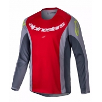 Детско мотокрос джърси ALPINESTARS YTH RACER MELT RED/GRAY