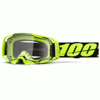 Мотокрос очила 100%  ARmatic NEON YELLOW CLEAR