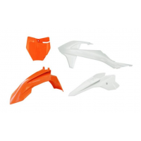 Комплект пластмаси RACETECH Plastic Kit 4 pcs KTM SX 50 16-23 (Orange/White) 85510
