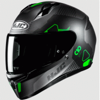 Каска HJC C10 Aspa GREY/GREEN MC4SF