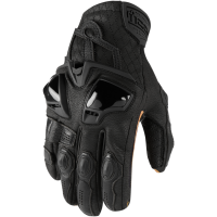Кожени мото ръкавици ICON HYPERSPORT SHORT - BLACK