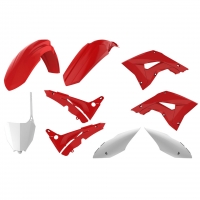 Пластмасов MX кит POLISPORT за HONDA CR125R / CR250R - 2004-07 RED OEM
