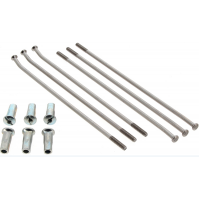 Спици и нипели RFX 17" Spokes set - Silver/Silver 36 spokes